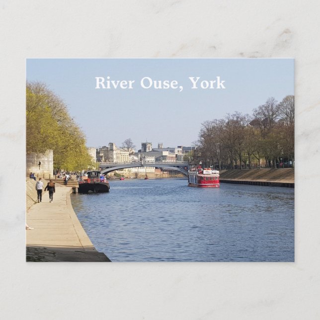 Carte Postale Ouse, York (Devant)