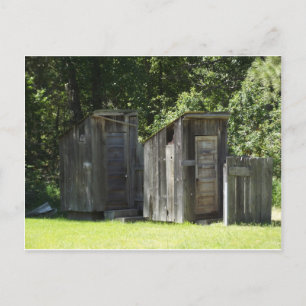 Carte Postale Outhouse