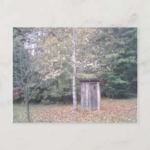 Carte Postale Outhouse