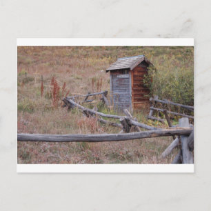 Carte Postale Outhouse publique