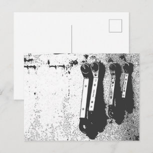 Carte Postale Outils Clés Mécaniques Industriels Sensation