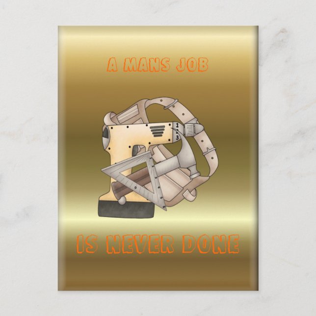 Carte Postale Outils de jour (Devant)