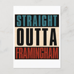 Carte Postale Outta Framingham Massachusetts MA