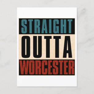 Carte Postale Outta Worcester Massachusetts MA