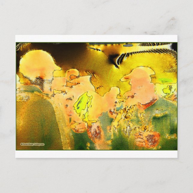 Carte postale "Ouverture de la galerie" (Devant)