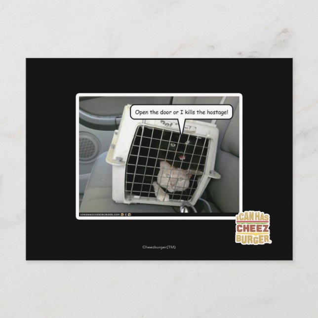 Carte Postale Ouvrez la porte (Devant)