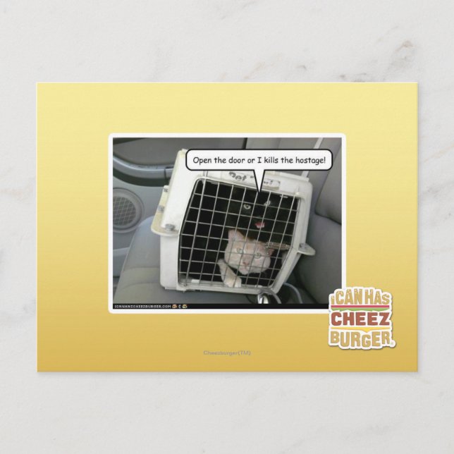 Carte Postale Ouvrez la porte (Devant)