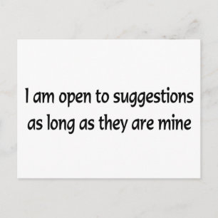 Carte Postale Ouvrir Aux Suggestions