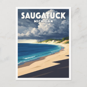 Carte Postale Oval Beach Saugatuck Michigan