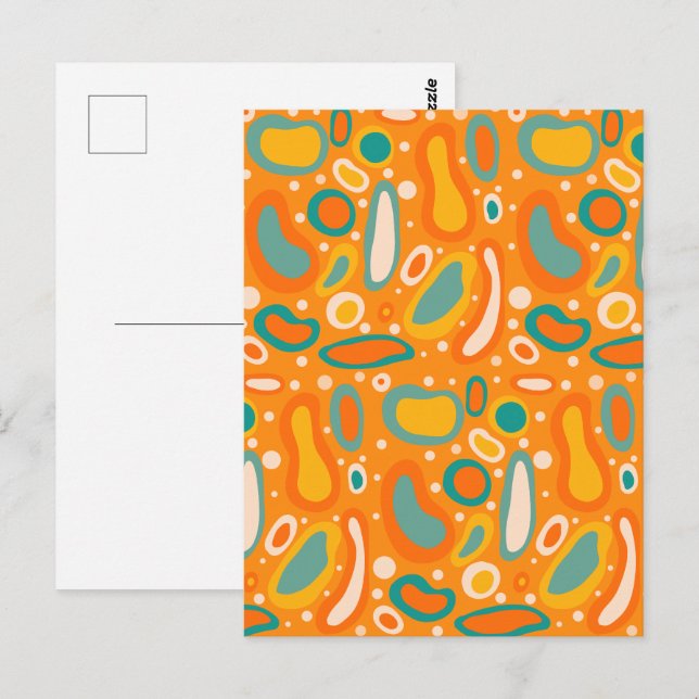 Carte Postale Ovales colorés (Devant / Derrière)