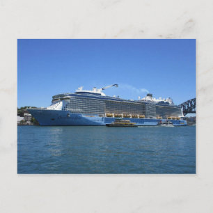 Carte Postale Ovation of the Seas amarré à Circular Quay