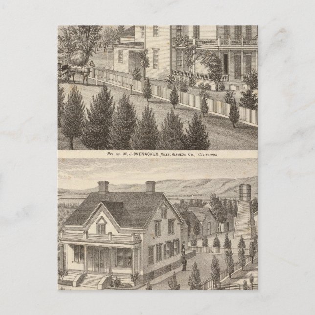 Carte Postale Overacker, Résidences Emerson (Devant)