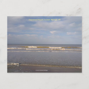 Carte Postale Overstrand Beach, Cromer, Norfolk, Royaume-Uni