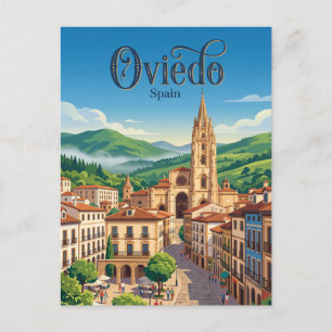 Carte Postale Oviedo Espagne