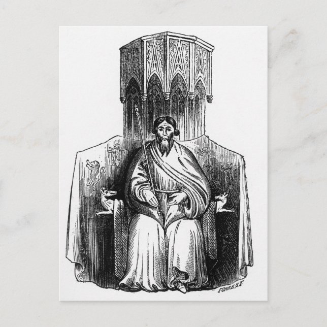 Carte Postale Owen Glendower de son sceau (Devant)