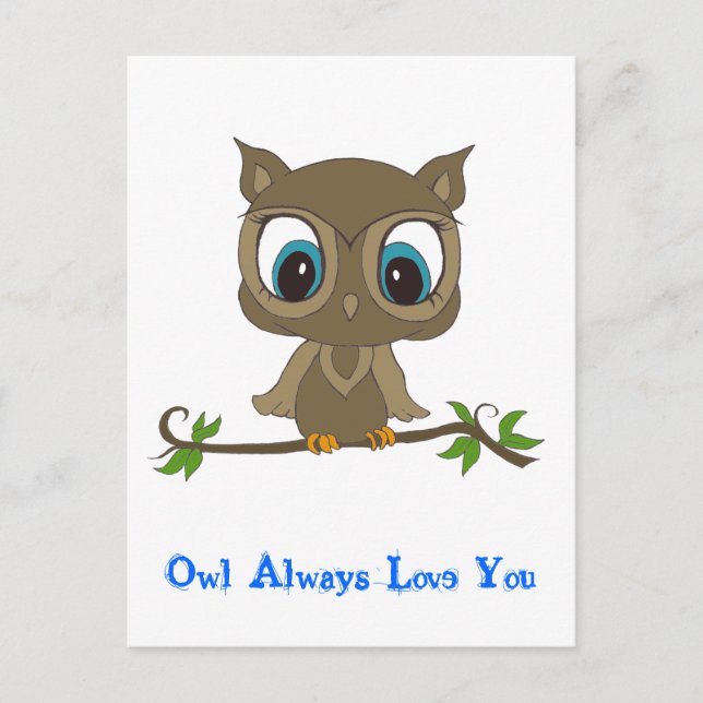 Carte postale Owl (Devant)