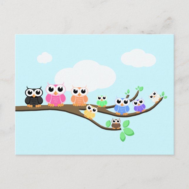 Carte Postale "OWL Together Now" (Devant)