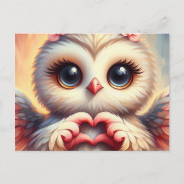 Carte Postale Owl You Need is Love (Devant)
