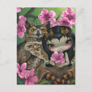 Carte postale "Owlyn in the Springtime"