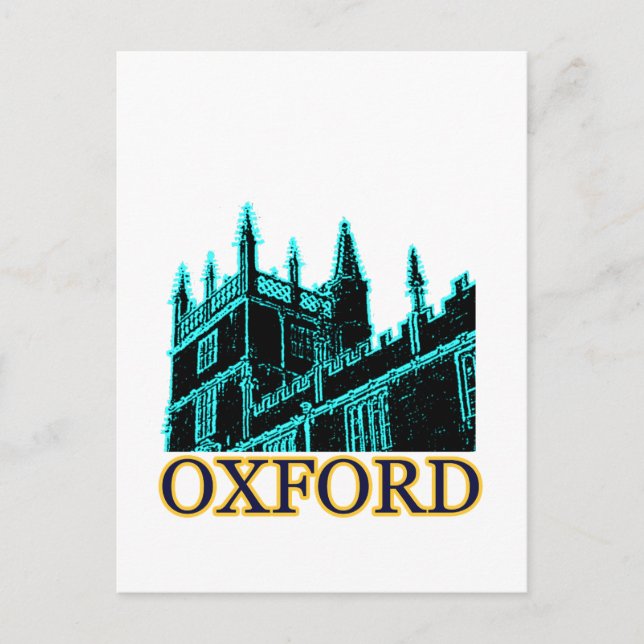 Carte Postale Oxford Angleterre 1986 Construire des spirales Cya (Devant)