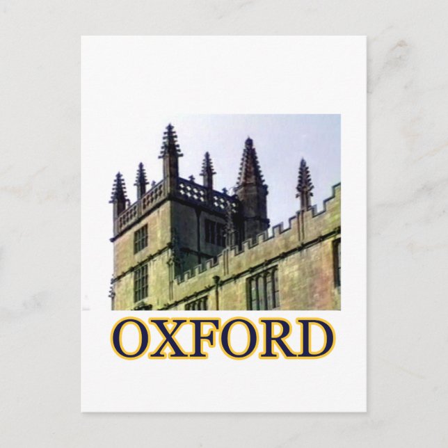 Carte Postale Oxford England 1986 Construire des spirales 1 jGib (Devant)