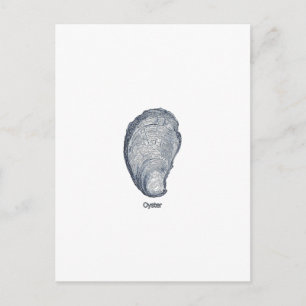 Carte Postale Oyster Shell Logo