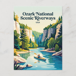Carte Postale Ozark National Scenic Riverways États-Unis