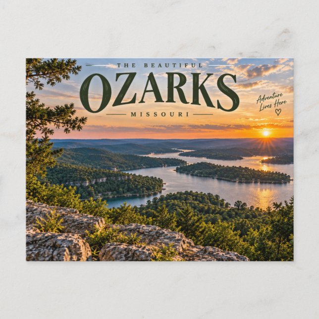 Carte Postale Ozarks Missouri (Devant)