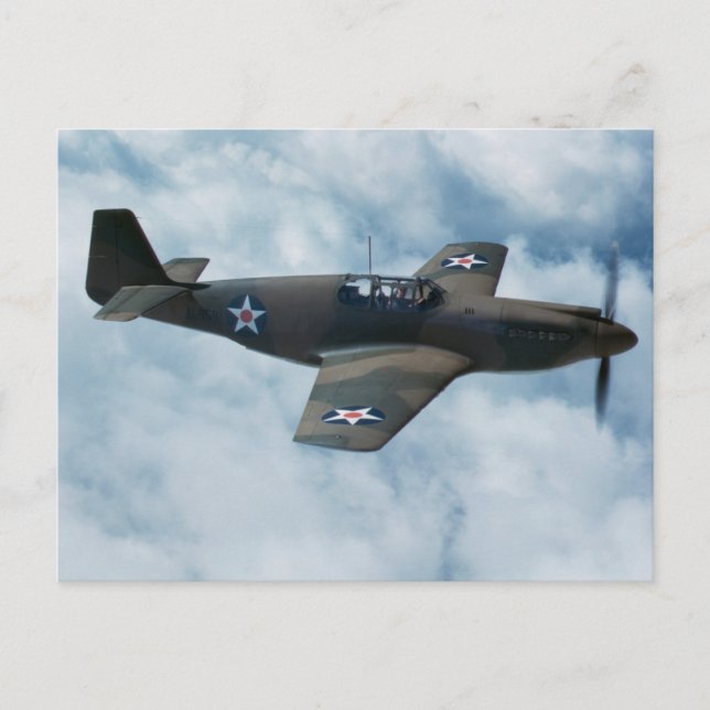 Carte Postale P-51 Mustang (Devant)