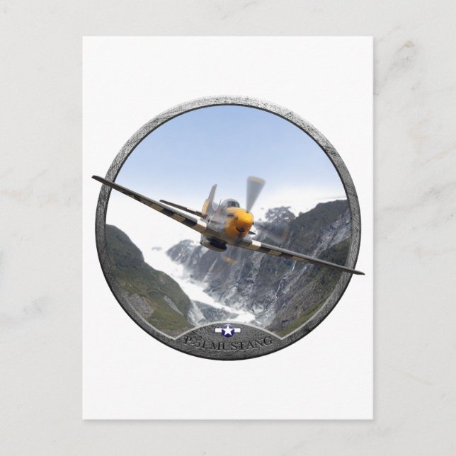 Carte Postale P-51 Mustang (Devant)