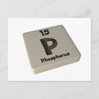 Carte Postale P phosphore