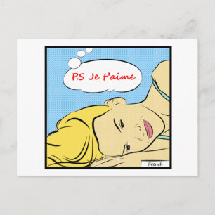 Carte Postale P.S Je t'aime