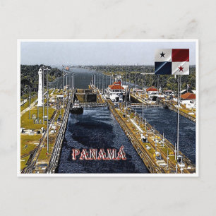 Carte Postale PA0003 Amérique - Panama - Verrouillages des canau