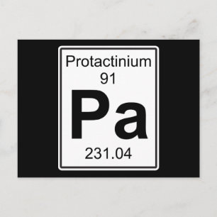 Carte Postale Pa - Protactinium
