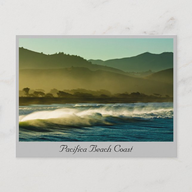 Carte postale Pacifica Ca. coucher de soleil d'été (Devant)