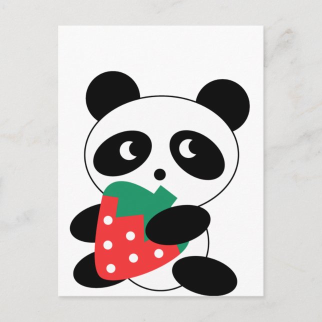 Carte Postale Pack soirée Cute Panda (Devant)