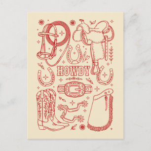 Carte Postale Pack Texas Cowboy