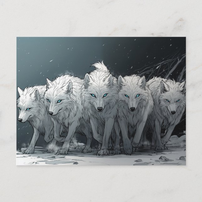Carte Postale Pack Wolf (Devant)