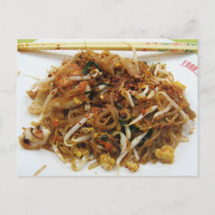 Carte Postale Pad Thai [ผั ด ไ ท ย] Thailand Street Food