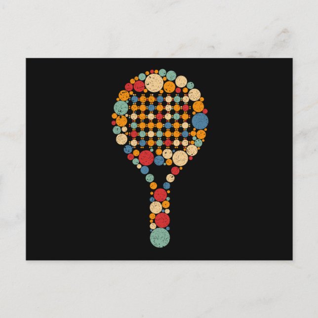 Carte Postale Paddle Tennis (Devant)