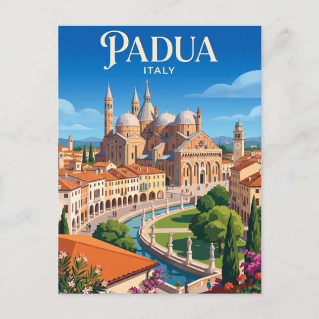 Carte Postale Padoue Italie (Devant)