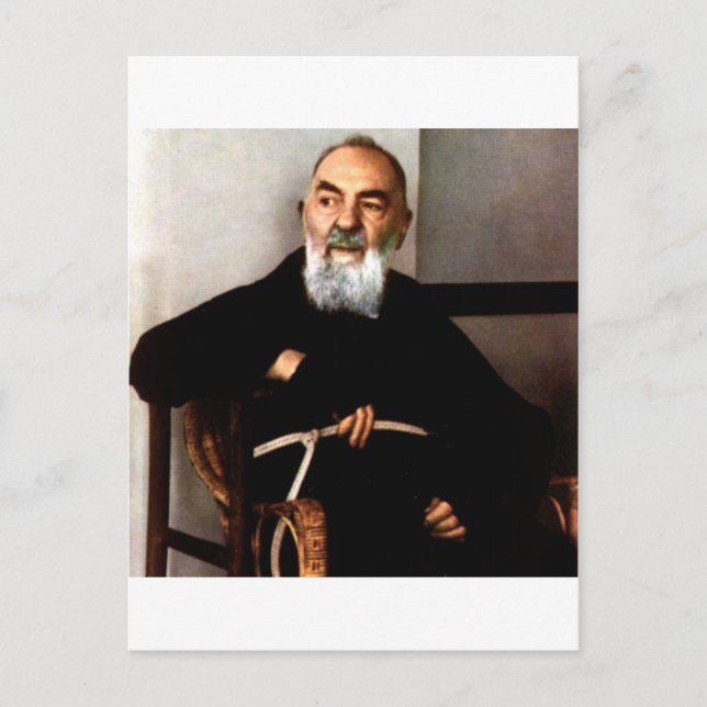 Carte Postale Padre Pio (Devant)