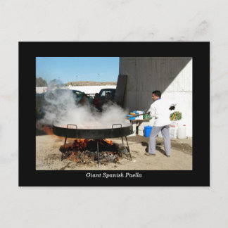 Carte postale Paella espagnole géante