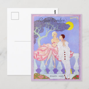 Carte Postale Pafum Tendre par George Barbier