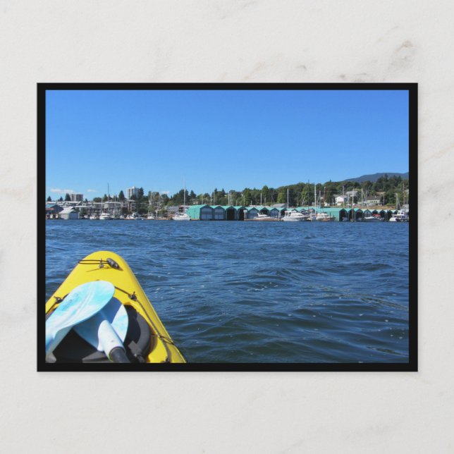 Carte Postale Pagaie en mer (Devant)