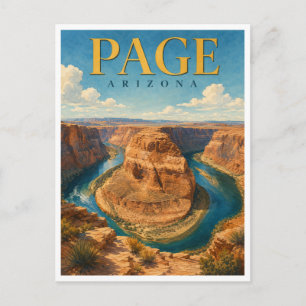 Carte Postale Page Arizona Horseshoe Bend GeoSaga