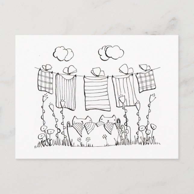 Carte postale Page de couleur (Devant)