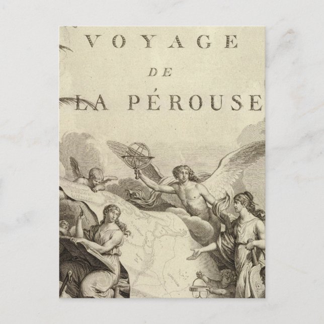 Carte Postale Page de titre de l'Atlas de France (Devant)