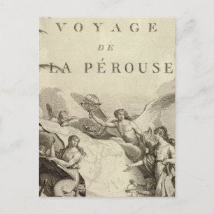 Carte Postale Page de titre de l'Atlas de France