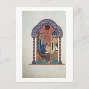 Carte Postale Page de titre des quatre Évangiles d'Isaac Birev, 